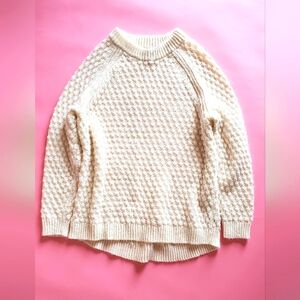 H&M Oversized Cream Sweater size S